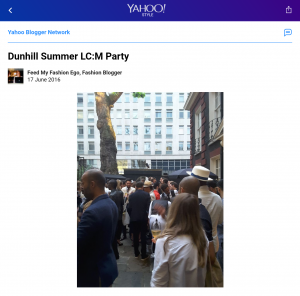 Dunhill Summer LCM Party