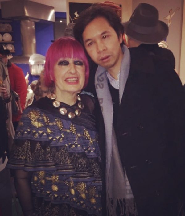 ZANDRA RHODES AND ANDREW LOGAN HOST ANNUAL CHRISTMAS PARTY WITH TRUNK SHOW