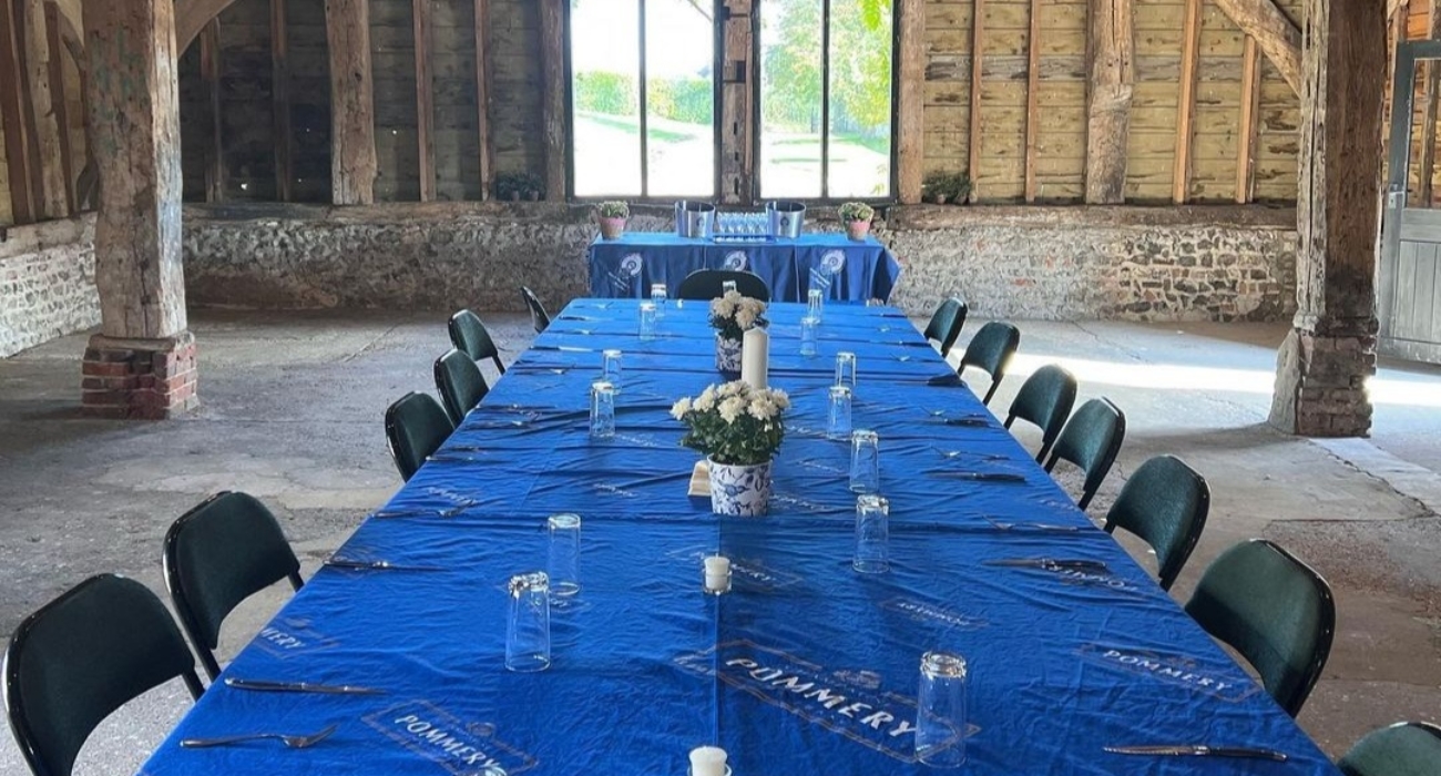 LOUIS POMMERY ENGLAND PRIVATE LUNCHEON TO CELEBRATE THE HARVEST AT PINGLESTONE ESTATE
