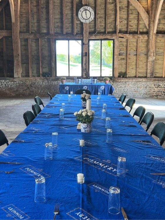 LOUIS POMMERY ENGLAND PRIVATE LUNCHEON TO CELEBRATE THE HARVEST AT PINGLESTONE ESTATE