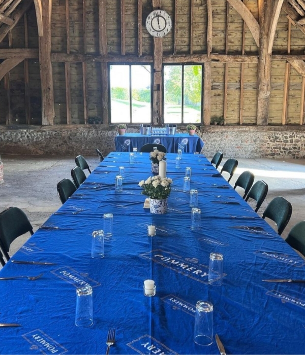 LOUIS POMMERY ENGLAND PRIVATE LUNCHEON TO CELEBRATE THE HARVEST AT PINGLESTONE ESTATE