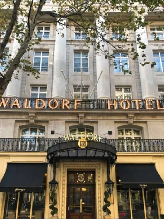 TRADITIONAL ROYAL AFTERNOON TEA FOR TWO AT THE WALDORF HILTON